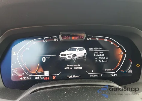 2022 BMW X5 xDrive40I from USA, damaged, VIN 5UXCR6C07N9M47539